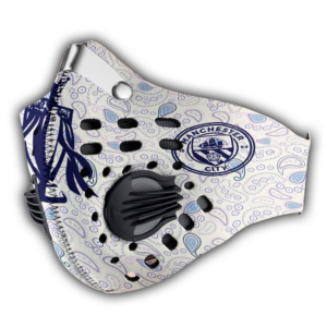 Manchester City Premier League 2020 -2021 Champions bandana Carbon PM 2,5 Face Mask