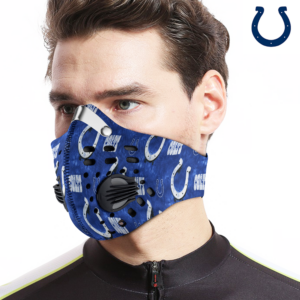 Indianapolis Colts Carbon PM 2,5 Face Mask