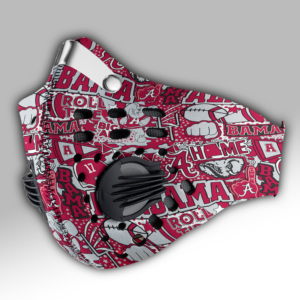 Alabama Crimson Tide Carbon PM 2,5 Face Mask