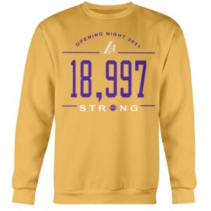 18.997 STRONG SHIRT LOS ANGELES LAKERS Crewneck