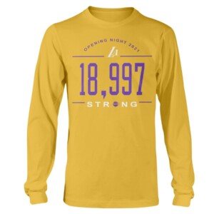 18.997 STRONG SHIRT LOS ANGELES LAKERS Longsleeve