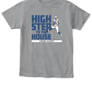 HIGH STEP TO THE HOUSE SHIRT EZEKIEL ELLIOT Dallas Cowboys APKT sport grey front.jpg
