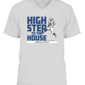 HIGH STEP TO THE HOUSE SHIRT EZEKIEL ELLIOT Dallas Cowboys CAVN athletic heather front.jpg
