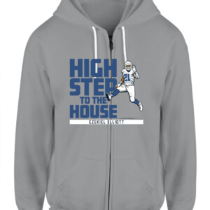 HIGH STEP TO THE HOUSE SHIRT EZEKIEL ELLIOT Dallas Cowboys CAZH sport grey front.jpg
