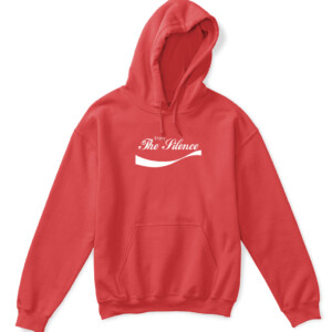 Enjoy The Silence T Shirt Funny Cocacola Slogan APKH red front.jpg