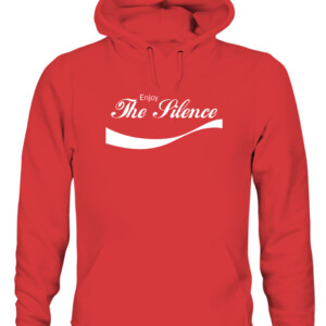 2cd829ed4Enjoy The Silence T Shirt Funny Cocacola Slogan92a45fcfe4b4626585d7449 CAUH red front.jpg