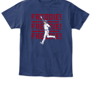 FREDDIE! FREDDIE! FREDDIE! SHIRT FREDDIE FREEMAN Atlanta Braves APKT navy front.jpg