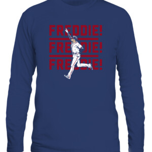 FREDDIE! FREDDIE! FREDDIE! SHIRT FREDDIE FREEMAN Atlanta Braves CALS navy front.jpg
