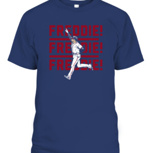 FREDDIE! FREDDIE! FREDDIE! SHIRT FREDDIE FREEMAN Atlanta Braves CAPT navy front.jpg