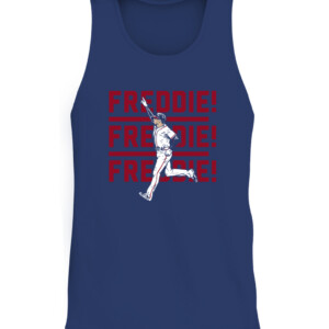 FREDDIE! FREDDIE! FREDDIE! SHIRT FREDDIE FREEMAN Atlanta Braves CATT navy front.jpg