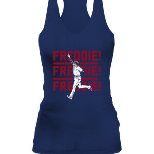 FREDDIE! FREDDIE! FREDDIE! SHIRT FREDDIE FREEMAN Atlanta Braves CAWT navy front.jpg