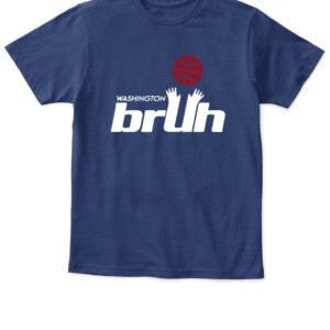WASHINGTON BRUH SHIRT Washington Wizards APKT navy front.jpg