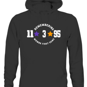 REMEMBERING MAMBA FIRST GAME 11 3 95 SHIRT Austin Reaves Los Angeles Lakers CAUH black front.jpg