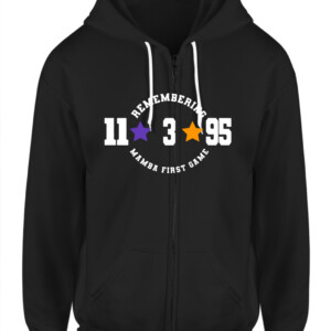 REMEMBERING MAMBA FIRST GAME 11 3 95 SHIRT Austin Reaves Los Angeles Lakers CAZH black front.jpg