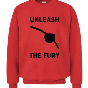 UNLEASH THE FURY SHIRT Nick Fury Samuel L. Jackson Avengers Marvel CACS red front.jpg