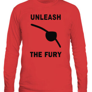 UNLEASH THE FURY SHIRT Nick Fury Samuel L. Jackson Avengers Marvel CALS red front.jpg