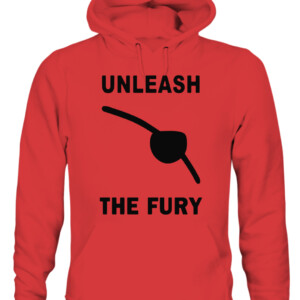 UNLEASH THE FURY SHIRT Nick Fury Samuel L. Jackson Avengers Marvel CAUH red front.jpg