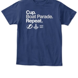 Cup - Boat Parade - Repeat T-Shirt Tampa Bay Lightning Back-to-Back Stanley Cup Champions Parade Celebration