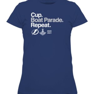 Cup - Boat Parade - Repeat T-Shirt Tampa Bay Lightning Back-to-Back Stanley Cup Champions Parade Celebration