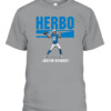 HERBO MODE SHIRT JUSTIN HERBERT Los Angeles Chargers CABT sport grey front.jpg