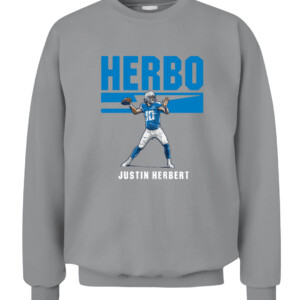 HERBO MODE SHIRT JUSTIN HERBERT Los Angeles Chargers CACS sport grey front.jpg