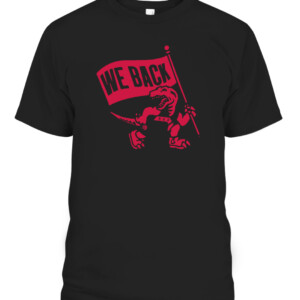 Raptors We Back T Shirt Toronto Raptors CABT black front.jpg