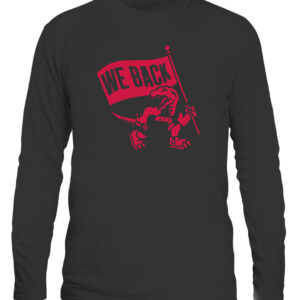 Raptors We Back T Shirt Toronto Raptors CALS black front.jpg