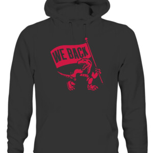 Raptors We Back T Shirt Toronto Raptors CAUH black front.jpg
