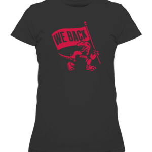 Raptors We Back T Shirt Toronto Raptors CAWTS black front.jpg