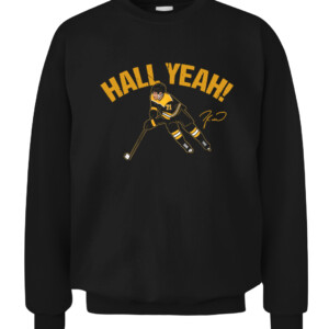 HALL YEAH SHIRT TAYLOR HALL Boston Bruins CACS black front.jpg