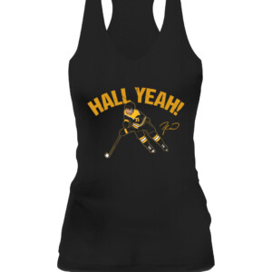 HALL YEAH SHIRT TAYLOR HALL Boston Bruins CAWT black front.jpg