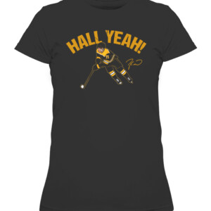 HALL YEAH SHIRT TAYLOR HALL Boston Bruins CAWTS black front.jpg