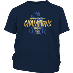 Manchester City Premier League 2020 -2021 Champions Shirt