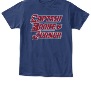 CAPTAIN BOONE JENNER SHIRT Boone Jenner Columbus Blue Jackets APKT navy front.jpg
