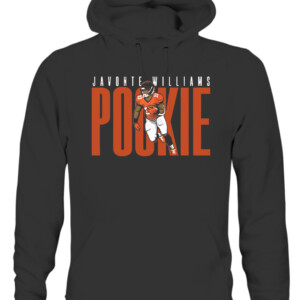 POOKIE SHIRT JAVONTE WILLIAMS Denver Broncos CAUH black front.jpg