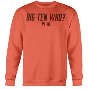 BIG TEN WHO SHIRT Bowling Green Falcons football Crewneck
