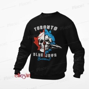 BlueJaysSkullBaseballShirtTorontoBlueJaysCharlieMontoyoCrewneck