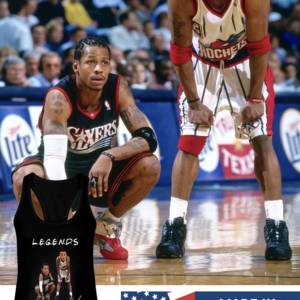FriendsLegendsAllenIversonAndSteveFrancisNBALegendsBasketballT ShirtPhiladelphia76ers HoustonRocketswomen stank