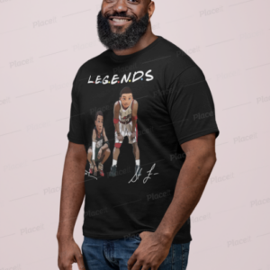 FriendsLegendsAllenIversonAndSteveFrancisNBALegendsBasketballT shirt