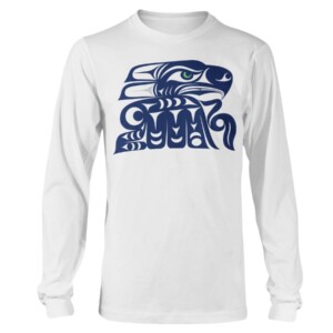 Indigenous Peoples’ Day Muckleshoot Indian Tribe Coast Salish Inspired Seahawks Logo Shirt Longsleeve f