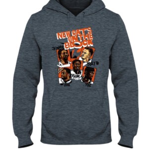NEW CATS ON THE BLOCK SHIRT Joe Burrow Ja'Marr Chase Tee Higgins Joe Mixon and Tyler Boyd Cincinnati Bengals Hoddie