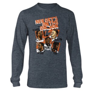 NEW CATS ON THE BLOCK SHIRT Joe Burrow Ja'Marr Chase Tee Higgins Joe Mixon and Tyler Boyd Cincinnati Bengals Longsleeve