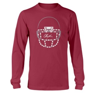 TAPED UP FACE MASK SHIRT CHASE YOUNG WASHINGTON FOOTBALL WASHINGTON REDSKINS Longsleeve