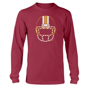 WASHINGTON TAPED UP FACE MASK SHIRT WASHINGTON FOOTBALL WASHINGTON REDSKINS Longsleeve