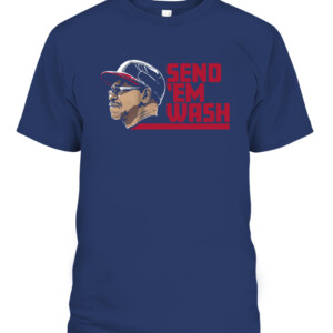 SEND 'EM WASH SHIRT RON WASHINGTON Atlanta Braves CAPT navy front.jpg
