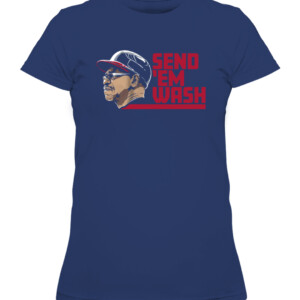 SEND 'EM WASH SHIRT RON WASHINGTON Atlanta Braves CAWTS navy front.jpg
