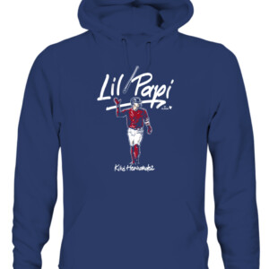 LIL PAPI SHIRT KIKÉ HERNANDEZ Boston Red Sox CAUH navy front.jpg