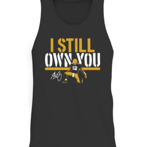 AARON I STILL OWN YOU SHIRT AARON RODGERS Green Bay Packers CATT black front.jpg