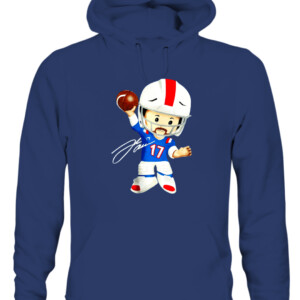 Josh Allen Little People T Shirt Buffalo Bills Fisher Price CAUH navy front.jpg