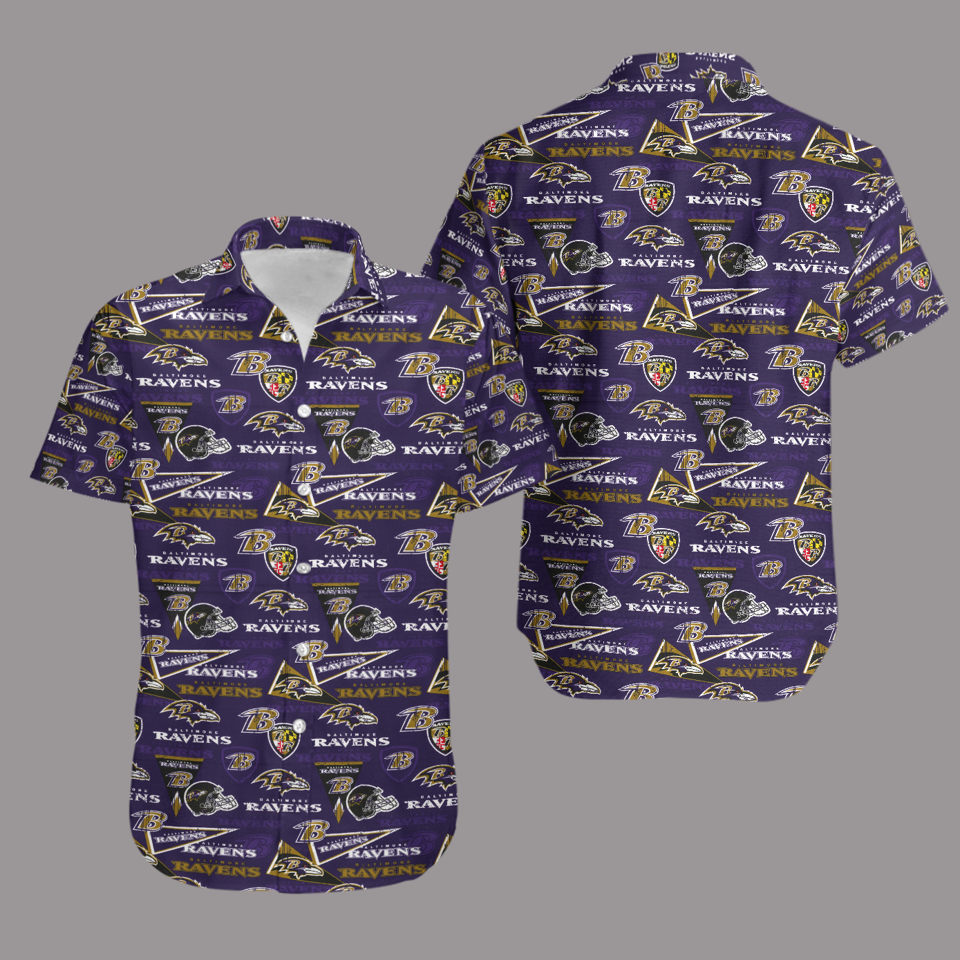 baltimore ravens hawaiian shirt